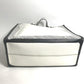 FENDI 8BH357 Joshua Vides collaboration shopper bag, shoulder bag, tote bag, coated canvas, men's white