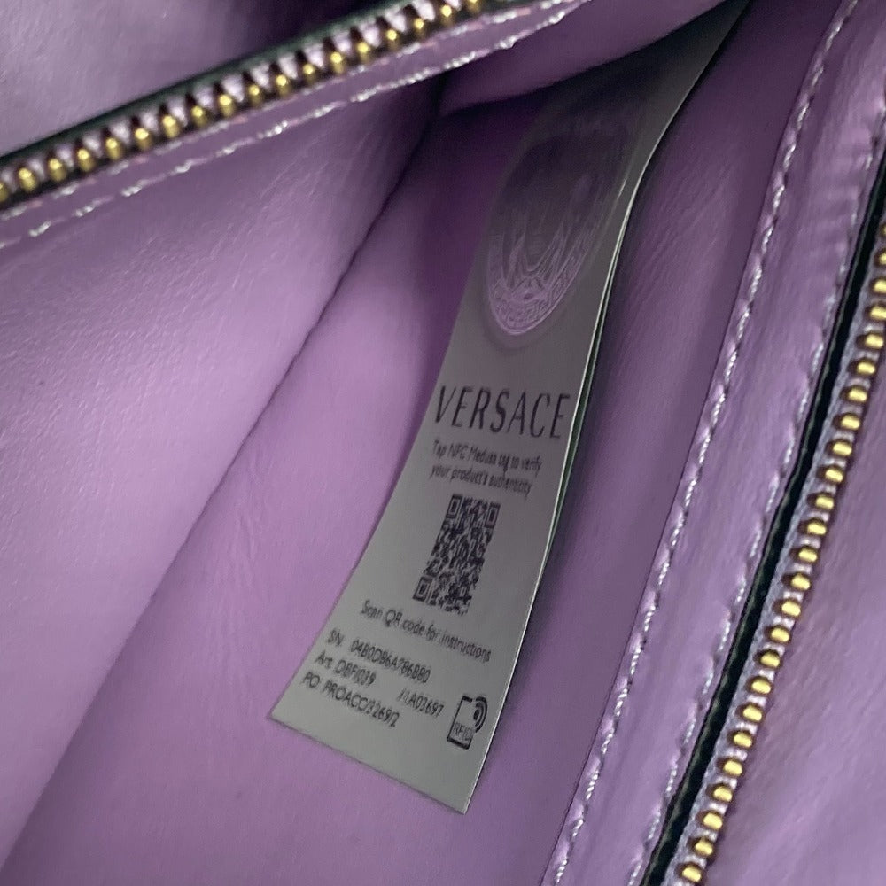 FENDI ヴェルサーチ コラボ VERSACE ラ メドゥーサ サッチェルバッグ ズッカ FENDACE フェンダーチェ 2WAY ショルダーバッグ 斜め掛け ハンドバッグ PVC/レザー レディース ブラウン