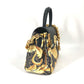 FENDI ヴェルサーチ コラボ VERSACE ラ メドゥーサ サッチェルバッグ ズッカ FENDACE フェンダーチェ 2WAY ショルダーバッグ 斜め掛け ハンドバッグ PVC/レザー レディース ブラウン