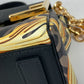 FENDI ヴェルサーチ コラボ VERSACE ラ メドゥーサ サッチェルバッグ ズッカ FENDACE フェンダーチェ 2WAY ショルダーバッグ 斜め掛け ハンドバッグ PVC/レザー レディース ブラウン