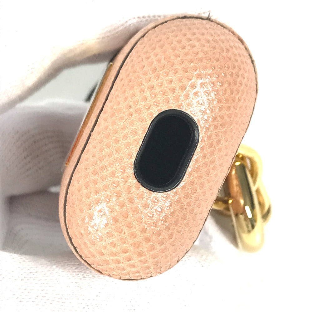 FENDI airpods ロゴ エアポッズケース イヤホンケース イヤフォンケース レザー レディース ベージュ