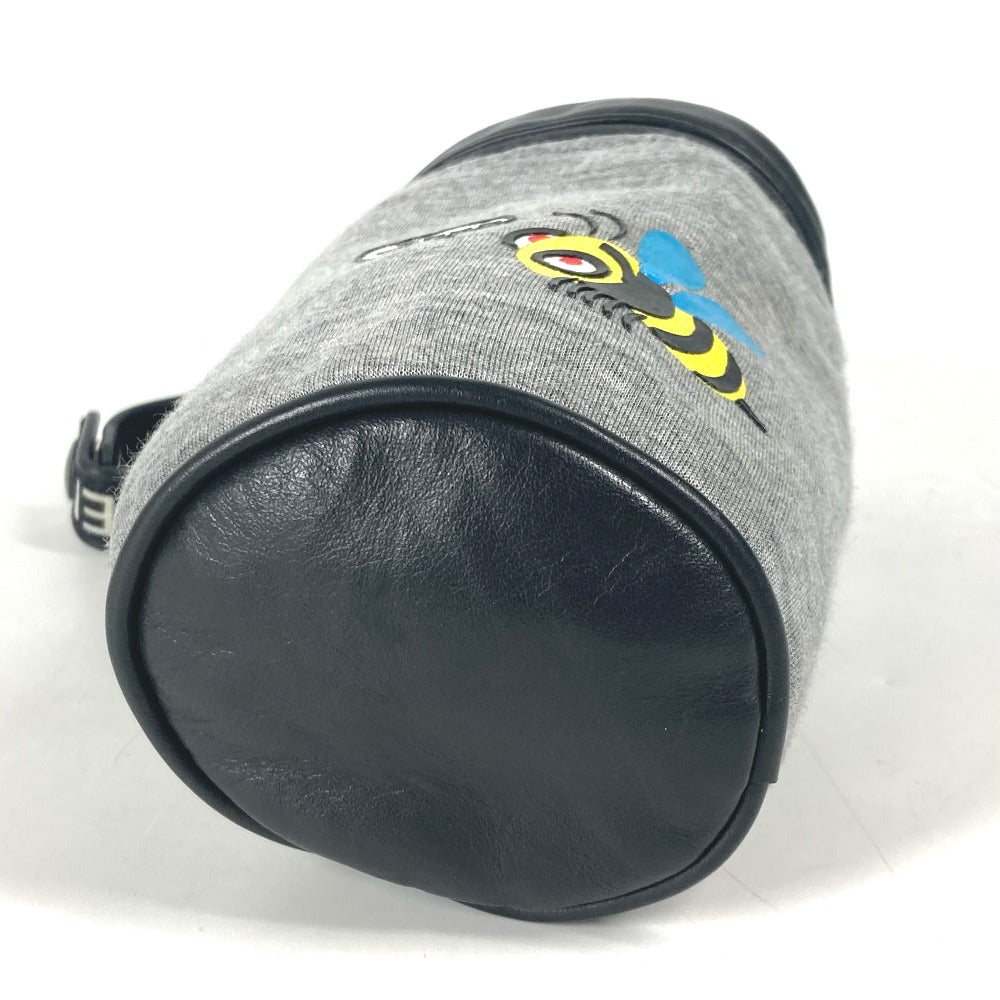 FENDI BABY ベビー 赤ちゃん ボトルケース 哺乳瓶ケース ポーチ ボトルホルダー キャンバス レディース グレー - brandshop-reference