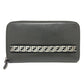 FENDI 7M0276 ズッカ柄トラベルウォレット 長財布 財布 ウォレット 長財布 レザー レディース グレー
