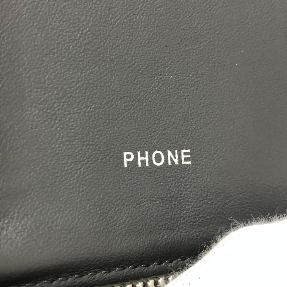FENDI 7M0276 ズッカ柄トラベルウォレット 長財布 財布 ウォレット 長財布 レザー レディース グレー