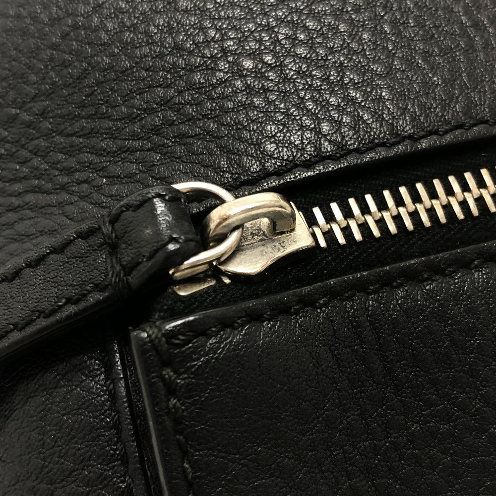 FENDI 8BZ036 By the Way Bejeweled Backpack, Leather, Women's, Black