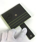 BVLGARI fragment logo multi-case, business card holder, pass case, card case, leather, men's, gray