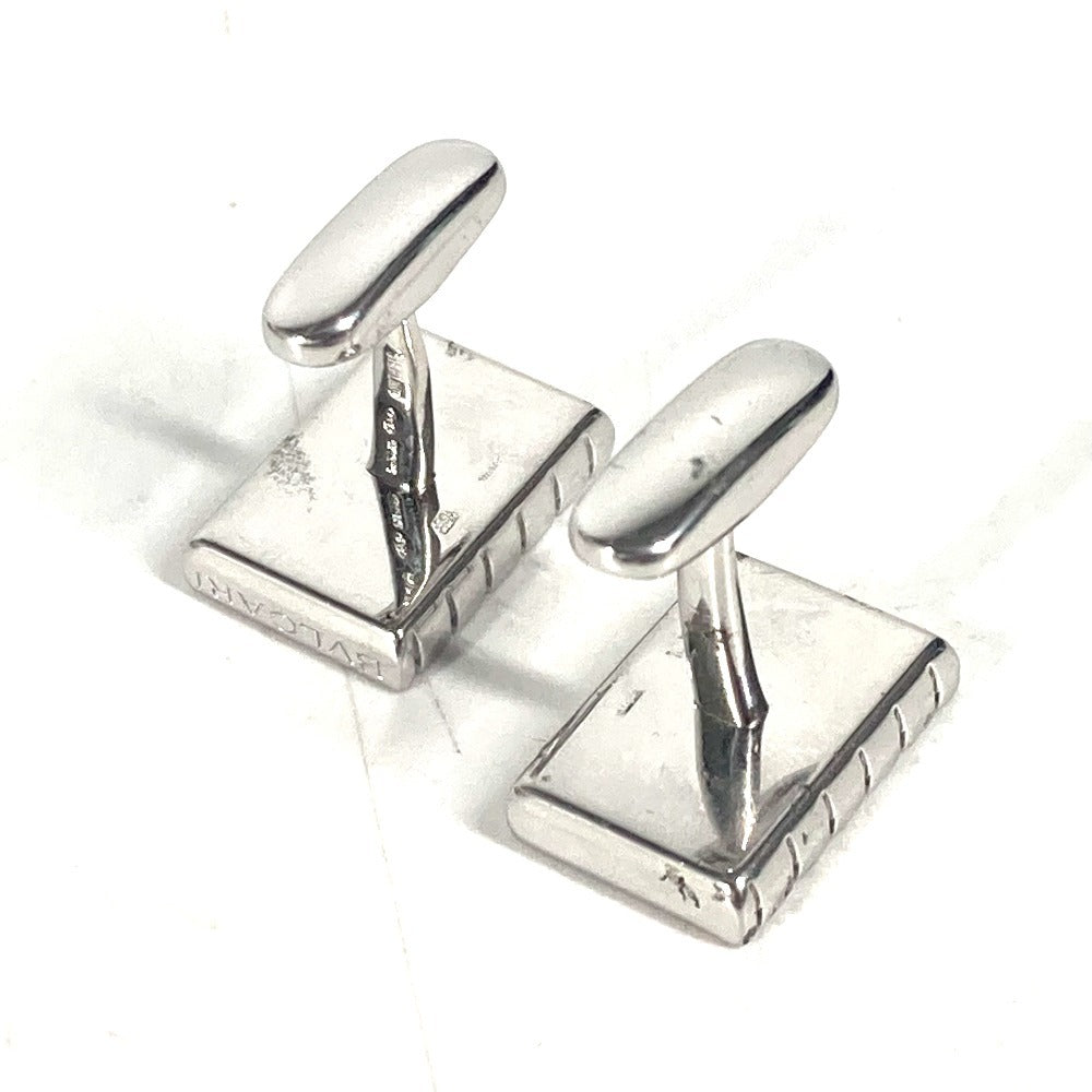 BVLGARI ロゴ アクセサリー カフス AG925 メンズ シルバー