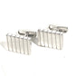 BVLGARI ロゴ アクセサリー カフス AG925 メンズ シルバー