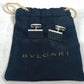 BVLGARI ロゴ アクセサリー カフス AG925 メンズ シルバー