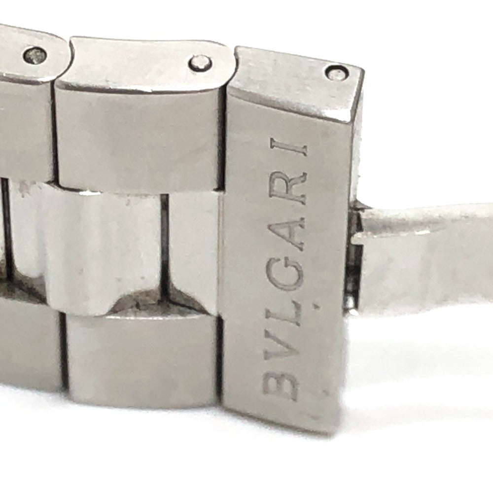 BVLGARI ST42S Solotempo Quartz Men's Watch, Round, Stainless Steel, Silver
