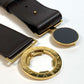 BVLGARI Men's and Women's Bvlgari Bvlgari Fashion Accessory Trouser Belt, Unisex Leather, Dark Brown