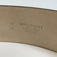 BVLGARI Men's and Women's Bvlgari Bvlgari Fashion Accessory Trouser Belt, Unisex Leather, Dark Brown