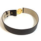 BVLGARI Men's and Women's Bvlgari Bvlgari Fashion Accessory Trouser Belt, Unisex Leather, Dark Brown