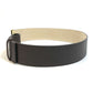 BVLGARI Men's and Women's Bvlgari Bvlgari Fashion Accessory Trouser Belt, Unisex Leather, Dark Brown