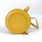 BVLGARI B-ZERO1 Round Pochette Shoulder Bag in Yellow Leather for Women