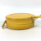 BVLGARI B-ZERO1 Round Pochette Shoulder Bag in Yellow Leather for Women