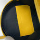 BVLGARI B-ZERO1 Round Pochette Shoulder Bag in Yellow Leather for Women