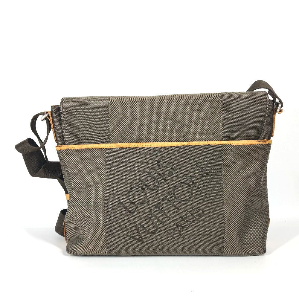 LOUIS VUITTON M93077 ダミエジェアン ルー フラップ カバン メッセンジャーバッグ 斜め掛け ショルダーバッグ ダミエジェアンキャンバス ユニセックス テール カーキ