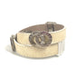 BVLGARI BVLGARI Logo Double Coiled Bracelet, Leather, Women's, Beige