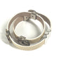 BVLGARI BVLGARI Logo Double Coiled Bracelet, Leather, Women's, Beige