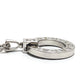 BVLGARI K18WG Diamond 1P Bvlgari Bvlgari Accessory Circle Logo Necklace K18WG Ladies Silver