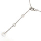 BVLGARI K18WG Diamond 1P Bvlgari Bvlgari Accessory Circle Logo Necklace K18WG Ladies Silver