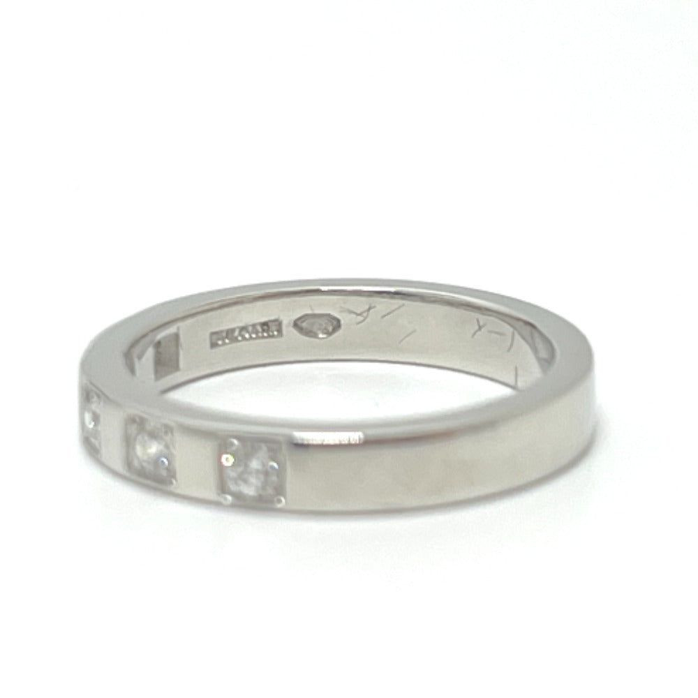 BVLGARI Jewelry Accessories "Marry Me" 5P Diamond Platinum Ring, Pt950, Women's, Silver