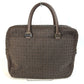BVLGARI Logomania Handbag Briefcase/Business Bag Canvas Men's Brown
