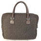 BVLGARI Logomania Handbag Briefcase/Business Bag Canvas Men's Brown