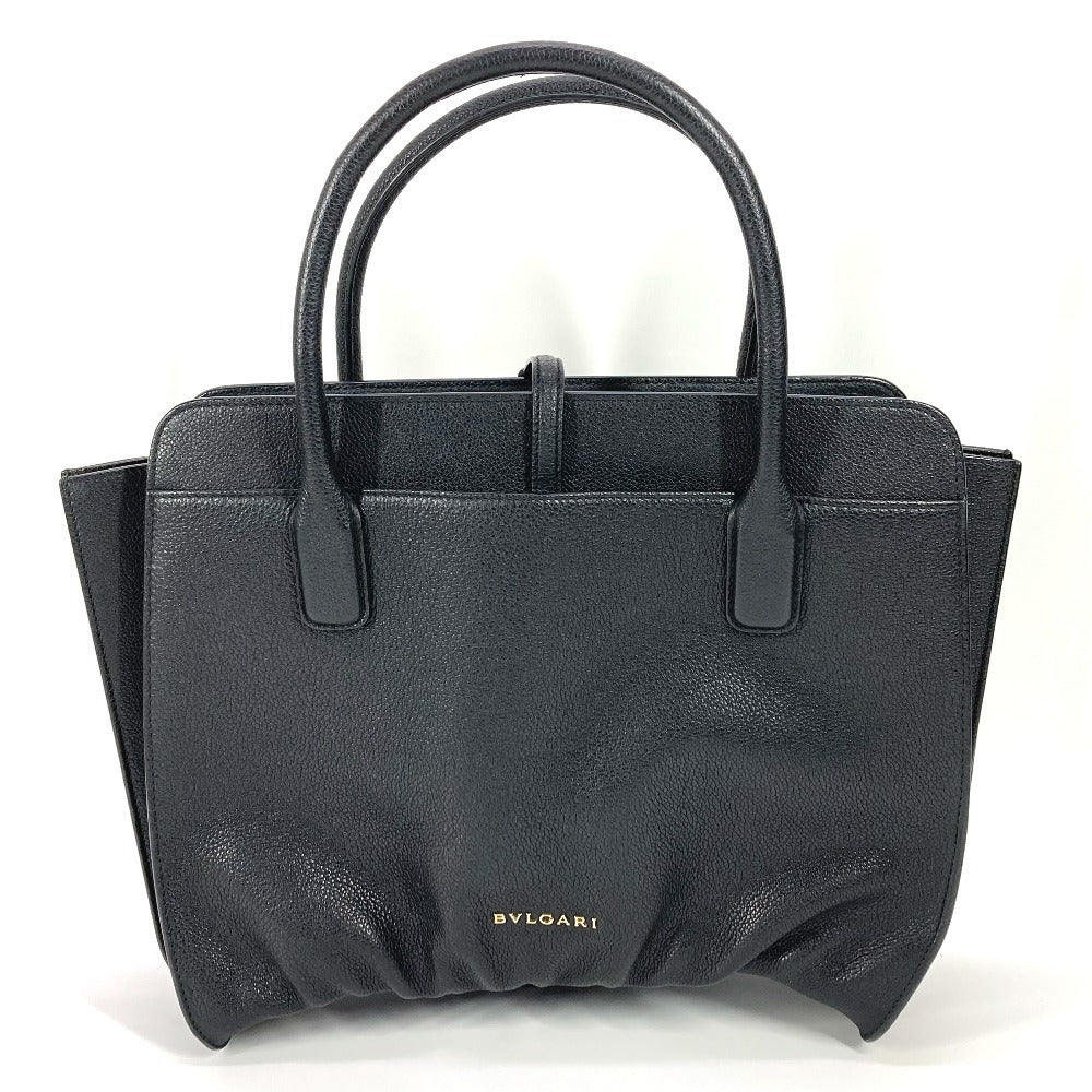 BVLGARI アルバ カバン 肩掛け ショルダーバッグ トートバッグ レザー レディース ブラック
