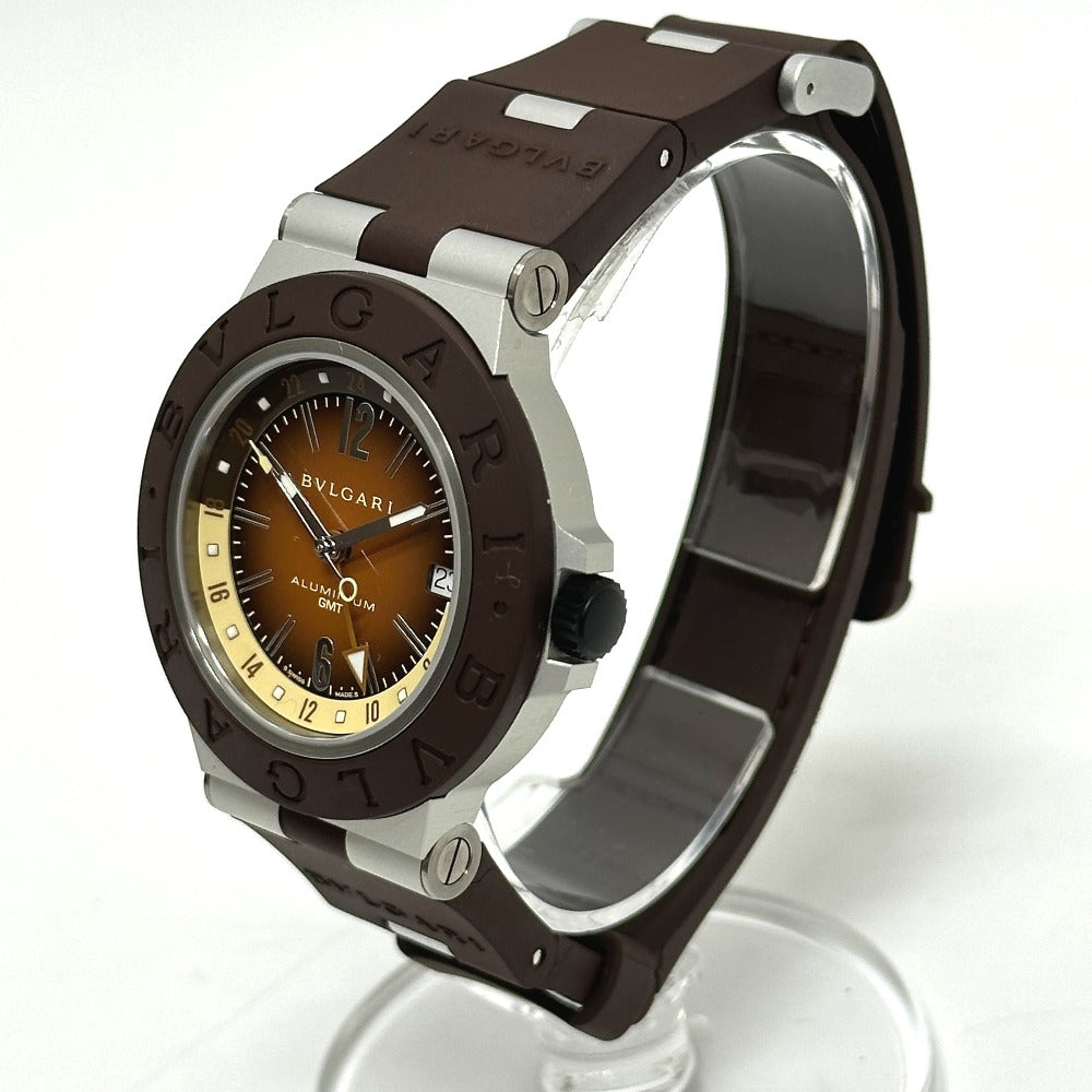 BVLGARI BB 40 AT Aluminum GMT Fender Automatic Watch, Brown, Men's, Limited Edition of 1,200 pieces worldwide