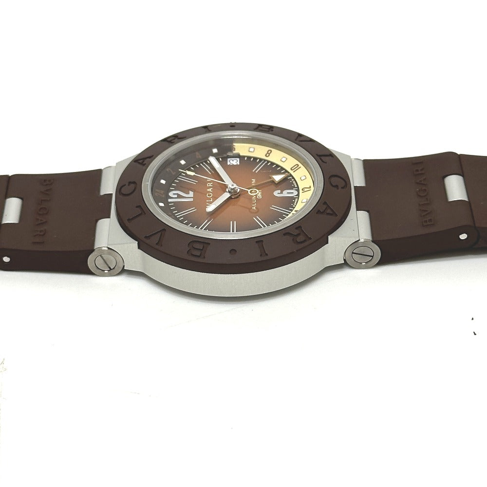 BVLGARI BB 40 AT Aluminum GMT Fender Automatic Watch, Brown, Men's, Limited Edition of 1,200 pieces worldwide