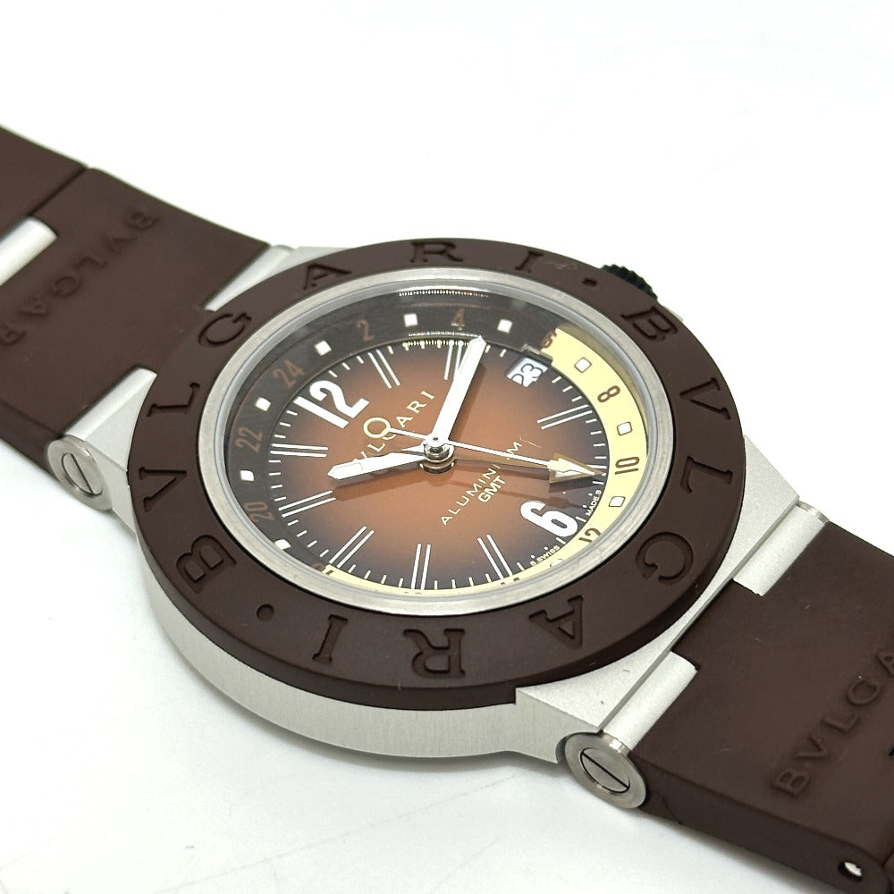 BVLGARI BB 40 AT Aluminum GMT Fender Automatic Watch, Brown, Men's, Limited Edition of 1,200 pieces worldwide