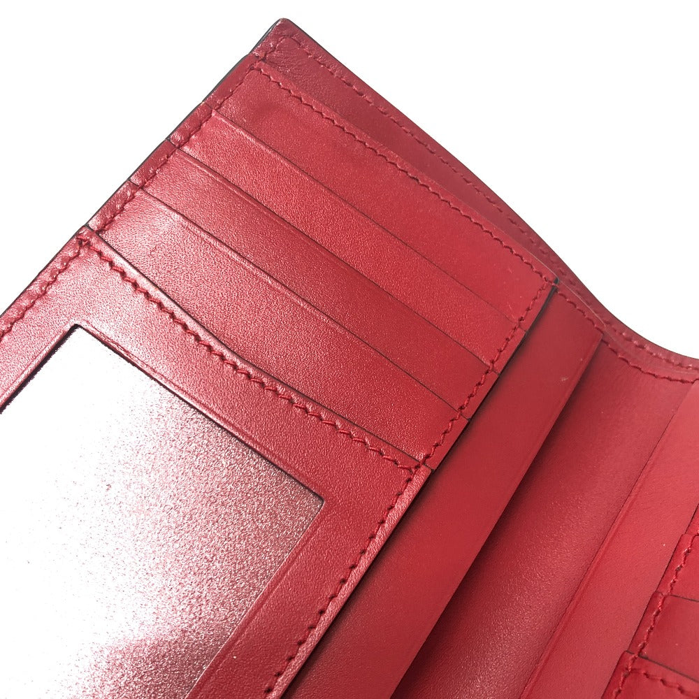 BVLGARI Serpenti Bi-fold wallet, leather accessories Folded wallet Leather pink Used