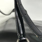 CARTIER Leopard Print Panther Shoulder Bag in Leather, Black