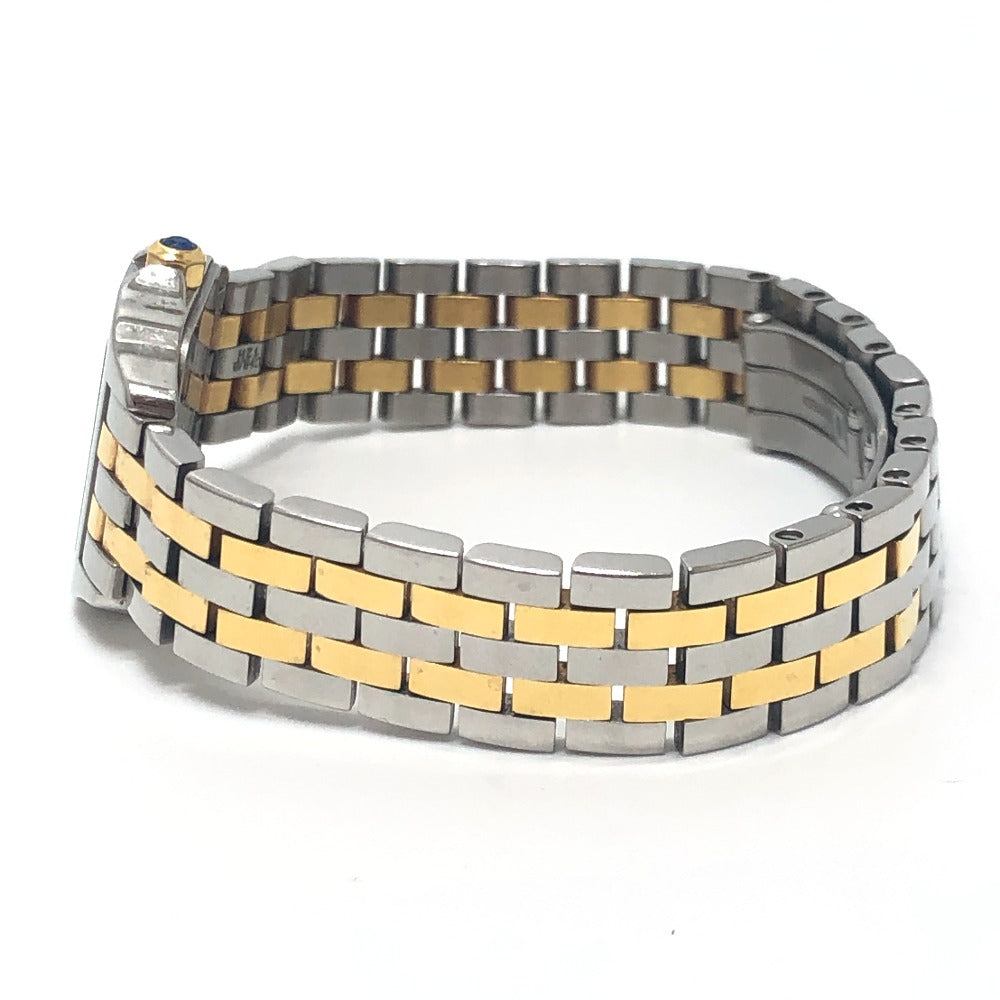CARTIER W25066Z6 Santos de Moiselle SM Quartz watch combination Wristwatch SS/18K Silver/Gold Used