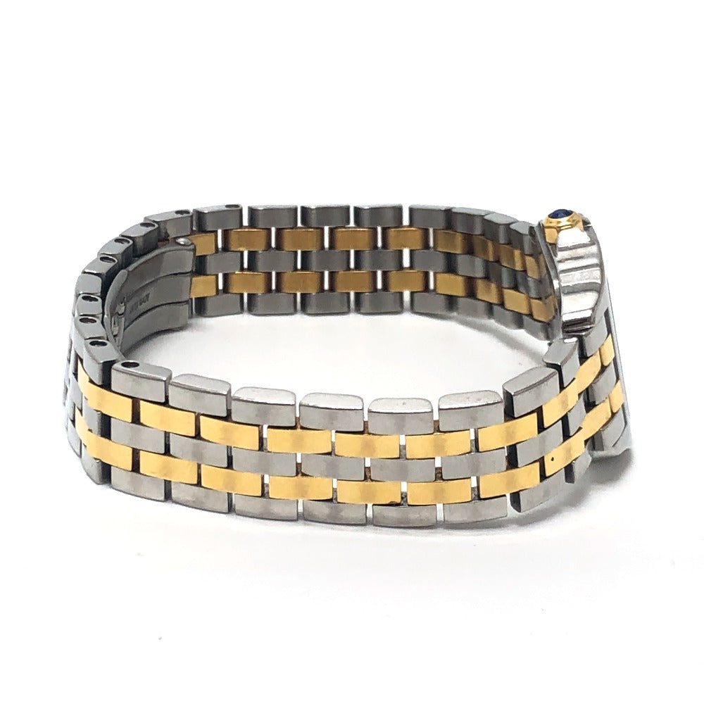 CARTIER W25066Z6 Santos de Moiselle SM Quartz watch combination Wristwatch SS/18K Silver/Gold Used