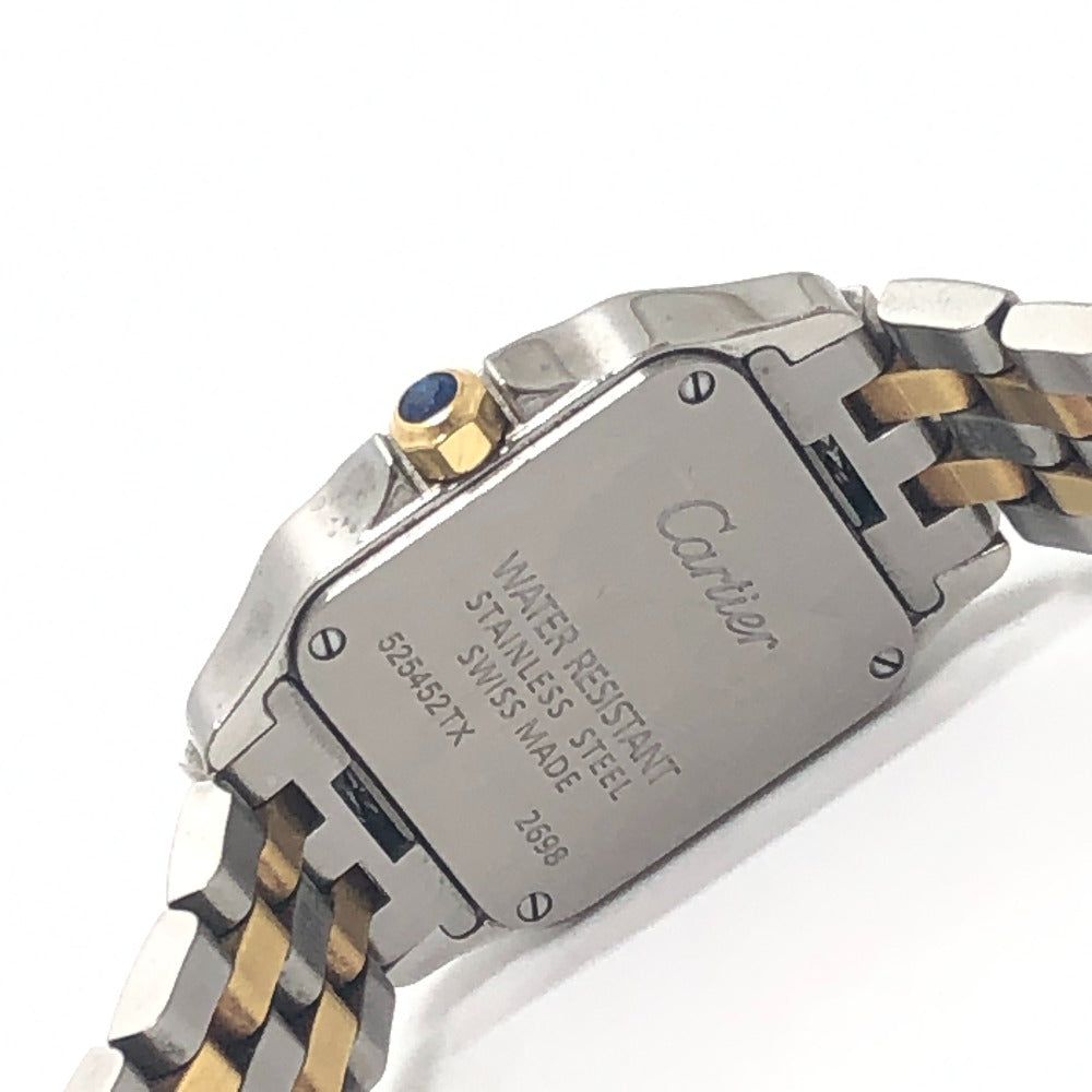 CARTIER W25066Z6 Santos de Moiselle SM Quartz watch combination Wristwatch SS/18K Silver/Gold Used