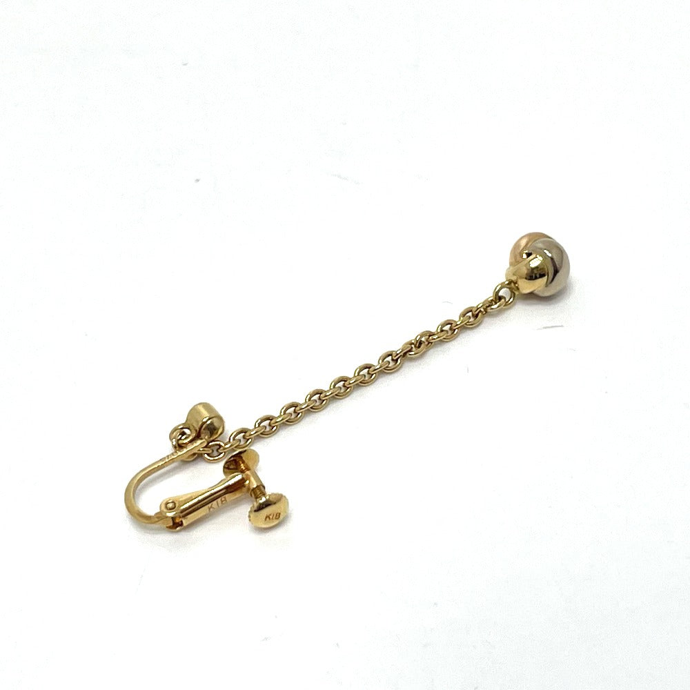 CARTIER Trinity Ball 1PD Single Earring K18YG Women's Gold