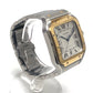 CARTIER W2SA0006 サントス ドゥカルティエ LM 純正交換ベルト2本付き 自動巻き ウォッチ 腕時計 SS/18K メンズ シルバー