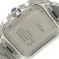 CARTIER W2SA0006 サントス ドゥカルティエ LM 純正交換ベルト2本付き 自動巻き ウォッチ 腕時計 SS/18K メンズ シルバー
