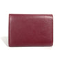 CARTIER Garland de Cartier Wallet Compact Wallet Trifold wallet Leather wine-red Used
