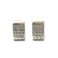 Jewelry K18WG D0.15ct Diamond Mini Design Earrings K18WG Women's Silver