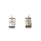Jewelry K18WG D0.15ct Diamond Mini Design Earrings K18WG Women's Silver