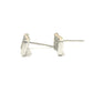 Jewelry K18WG D0.15ct Diamond Mini Design Earrings K18WG Women's Silver