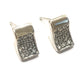 Jewelry K18WG D0.15ct Diamond Mini Design Earrings K18WG Women's Silver
