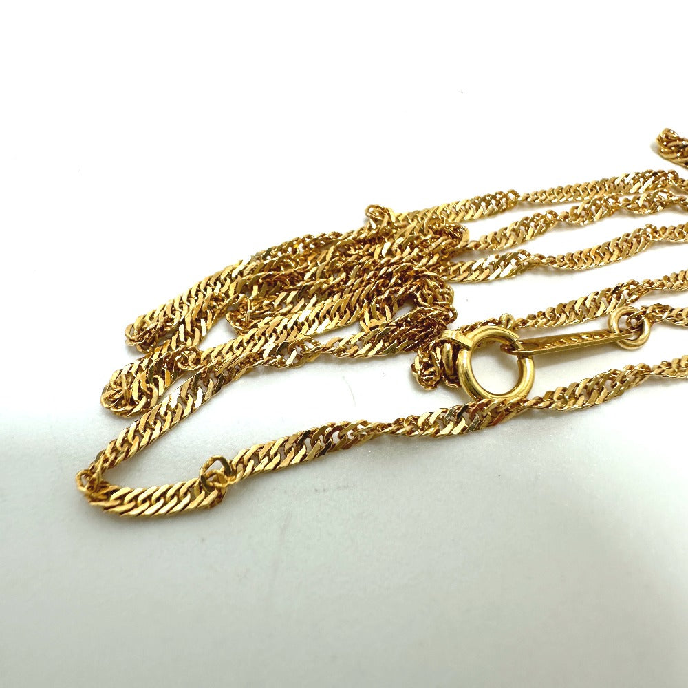 jewelry K18 金 18K K18YG スクリュー チェーンネックレス アクセサリー ジュエリー ネックレス K18 レディース ゴールド