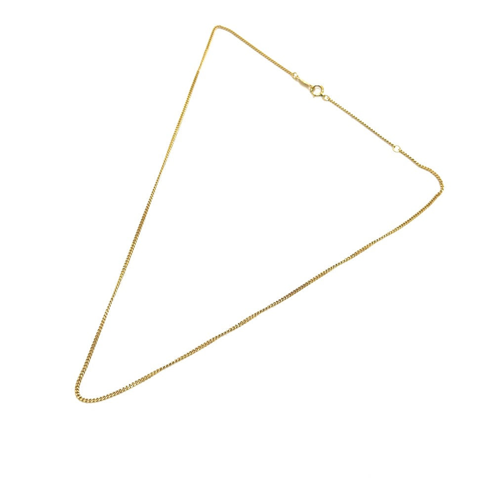 jewelry K18 金 18K K18YG 二面喜平 チェーンネックレス アクセサリー ジュエリー ネックレス K18 レディース ゴールド