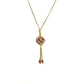 jewelry K18 金 18K K18YG アメジスト ボール デザイン チェーンネックレス アクセサリー ジュエリー ネックレス K18 レディース ゴールド