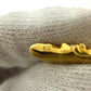 jewelry K18 金 18K K18YG フェザーモチーフ トルコ石 12mm D0.013ct アクセサリー ジュエリー ネックレス ペンダント ペンダントトップ K18 レディース ゴールド